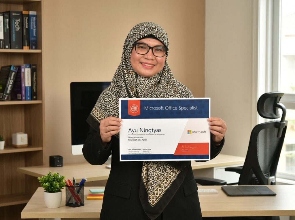 Tingkatkan Kompetensi Digital, Dosen Pendidikan Teknologi Informasi Raih Sertifikasi Microsoft Office Specialist